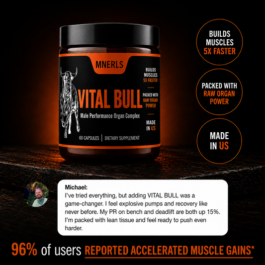 MNERLS VITAL BULL - MUSCLE BUILDING SUPPLEMENT