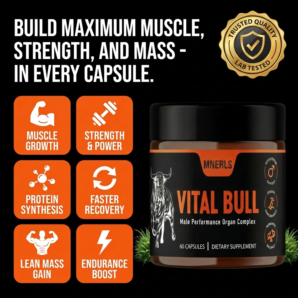 MNERLS || VITAL BULL BEEF ORGAN SUPPLEMENT FOR MEN