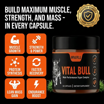 MNERLS || VITAL BULL BEEF ORGAN SUPPLEMENT FOR MEN